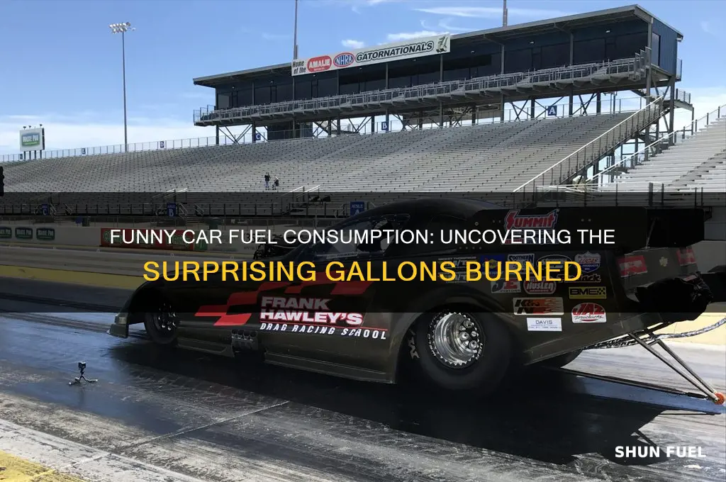 how much fuel does a funny car use
