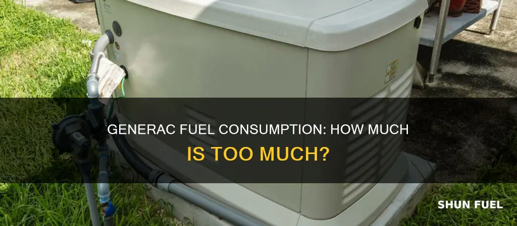 how much fuel does a generac use
