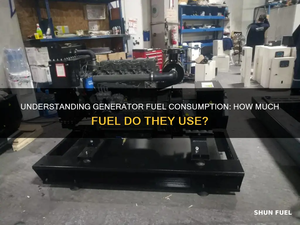 how much fuel does a generator use
