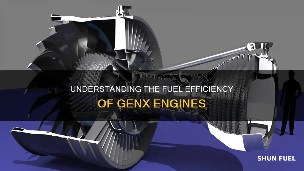 how much fuel does a genx engine burn