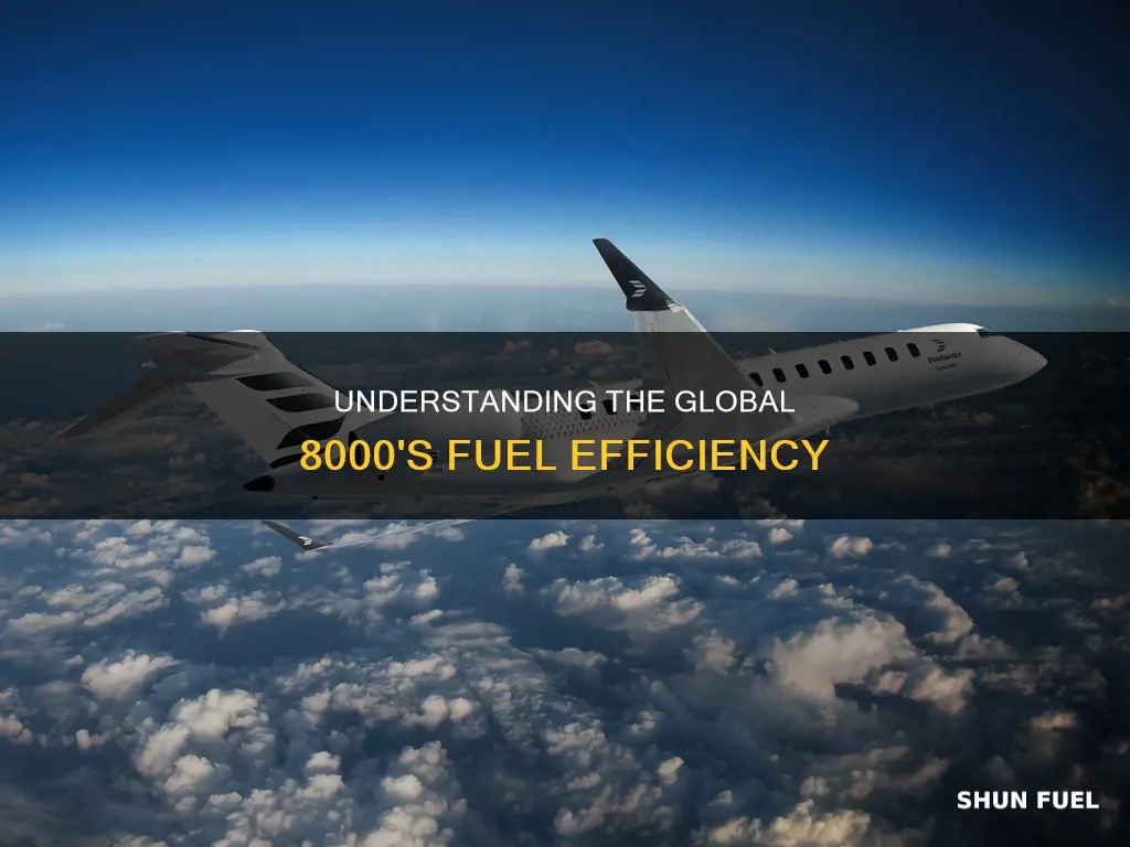 how much fuel does a global 8000 burn per hour