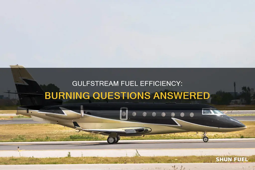how much fuel does a gulfstream burn