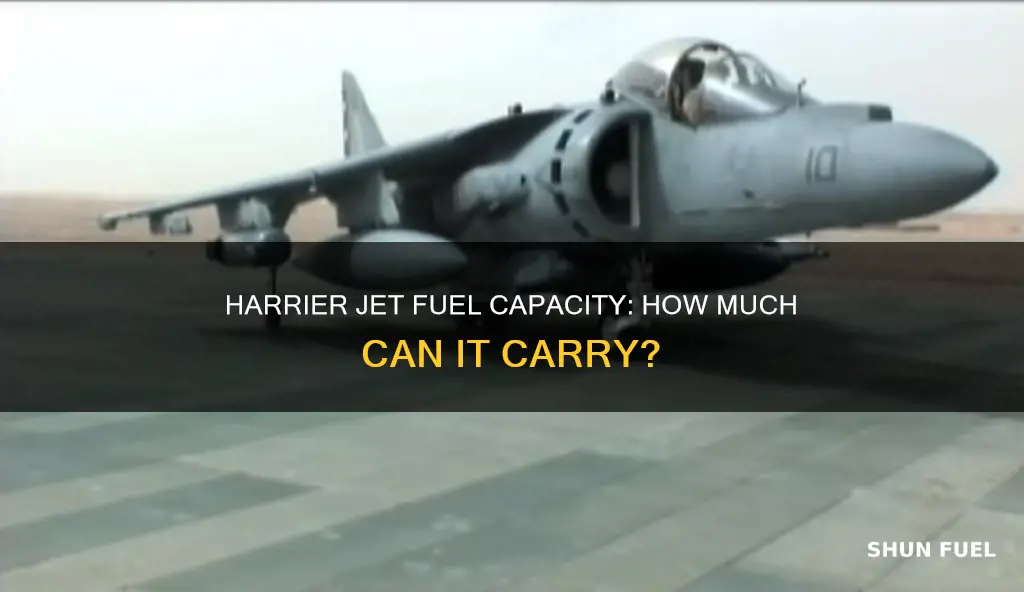 how much fuel does a harrier jet carry