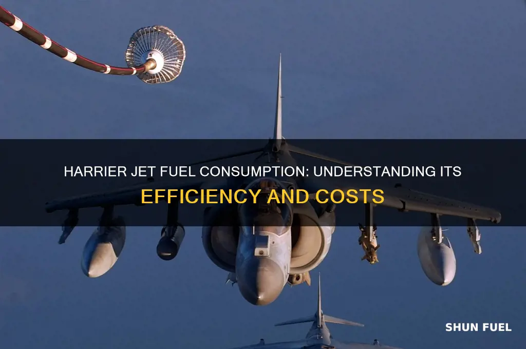 how much fuel does a harrier jet use