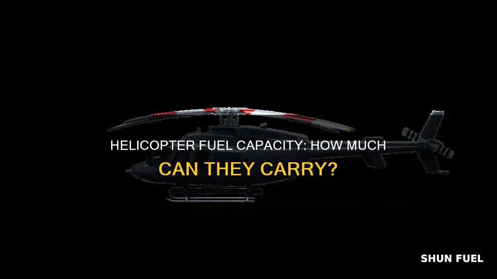 how much fuel does a helicopter carry
