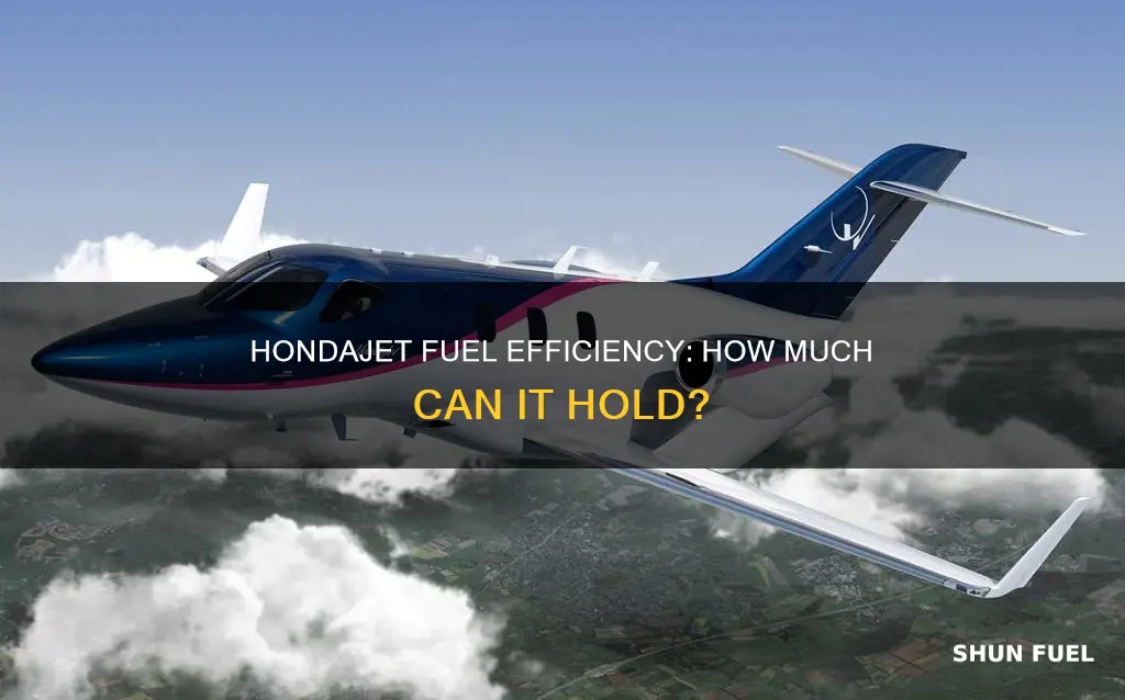 how much fuel does a honda jet hold