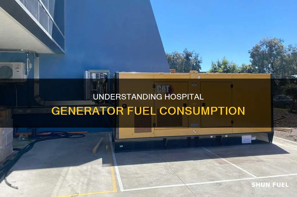 how much fuel does a hospital generator use