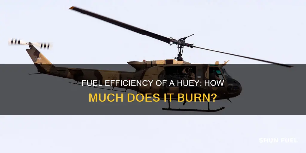 how much fuel does a huey burn