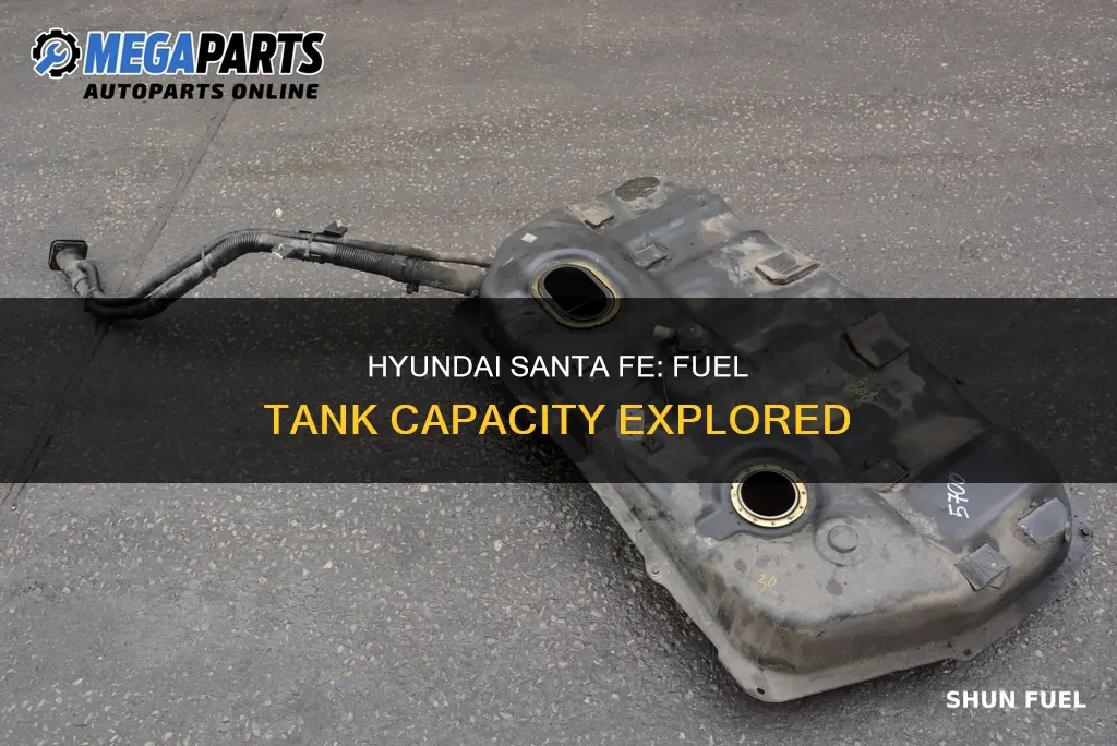 how much fuel does a hyundai santa fe hold