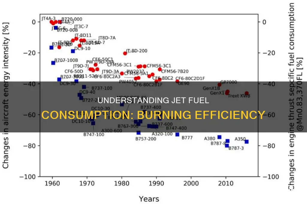 how much fuel does a jet burn