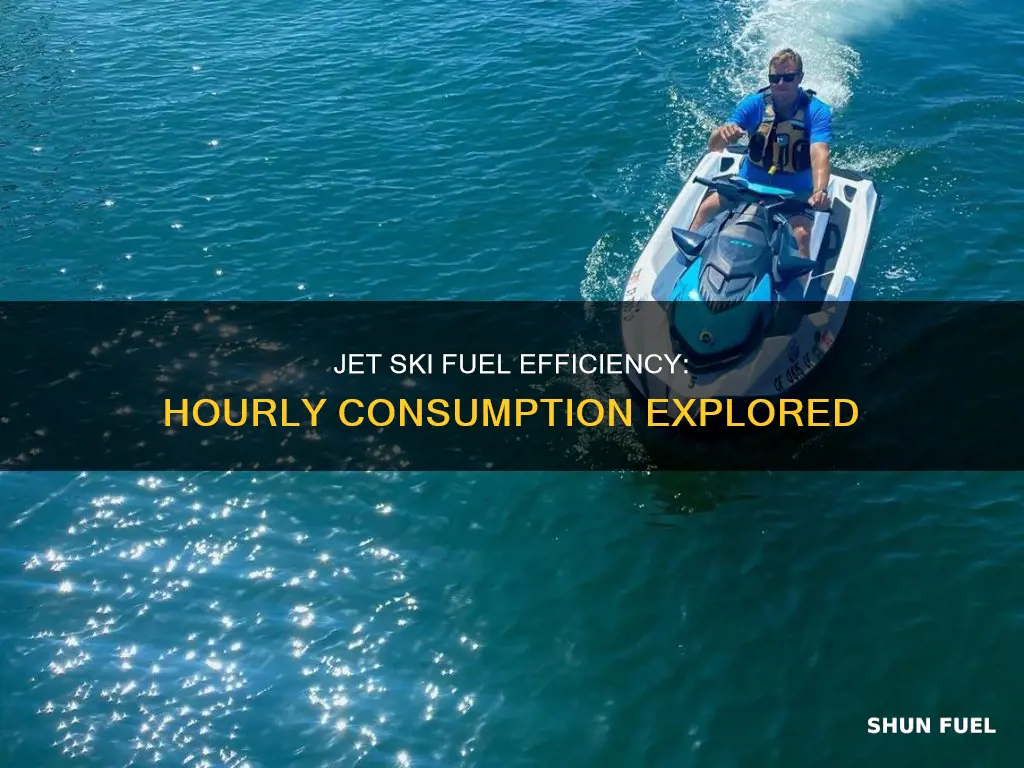 how much fuel does a jet ski use per hour