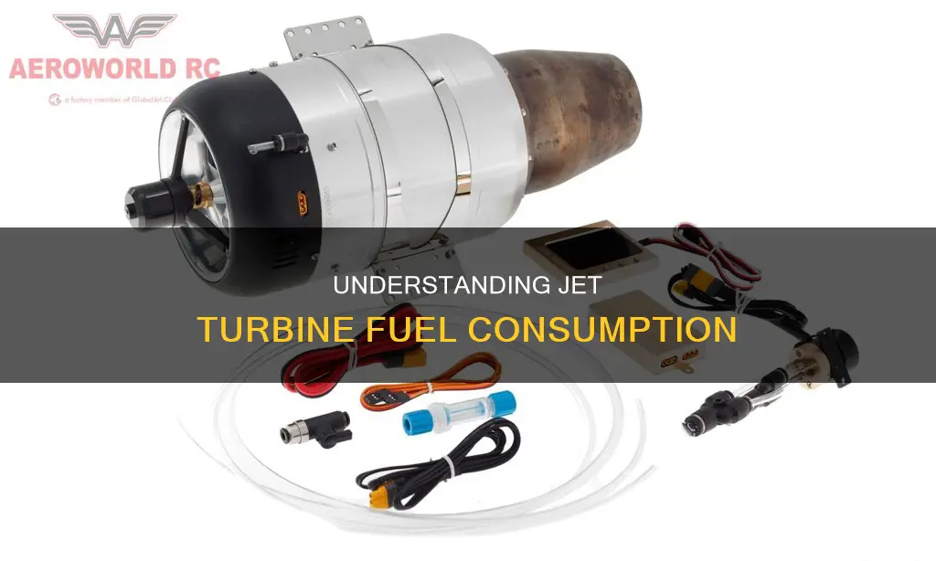 how much fuel does a jet turbine burn