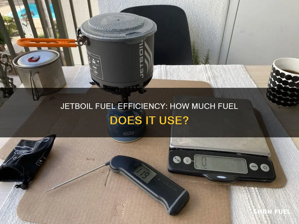 how much fuel does a jetboil use