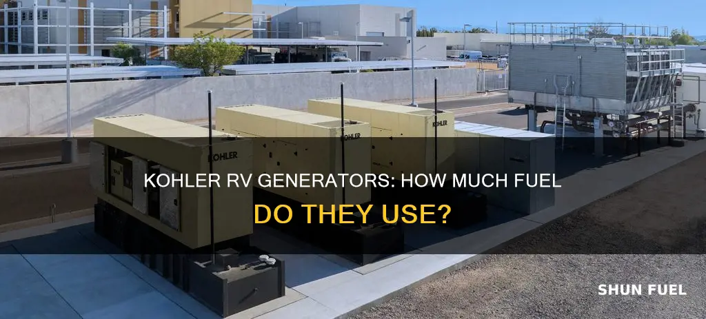 how much fuel does a kohler rv generator use