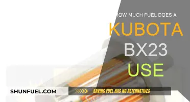 Fuel Efficiency of Kubota BX23: How Much Does it Consume?