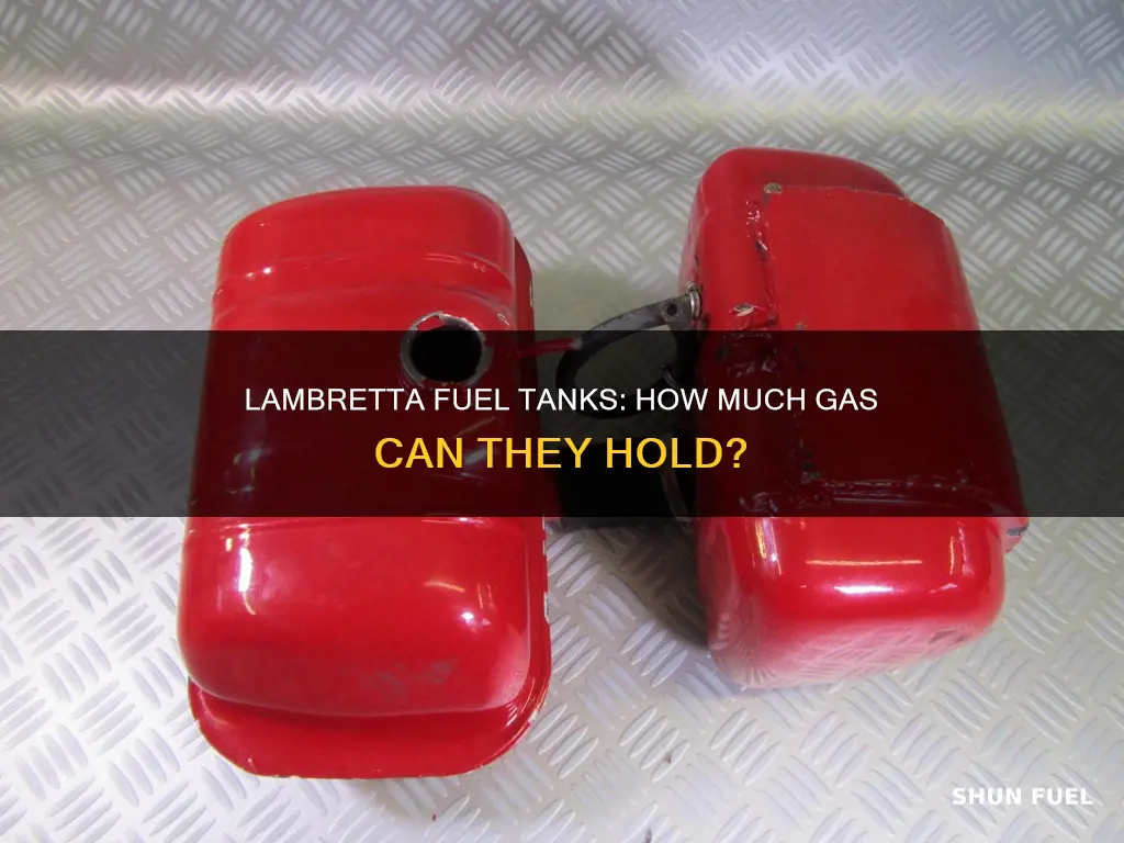 how much fuel does a lambretta hold