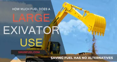 Fuel Consumption of Large Excavators: How Much?