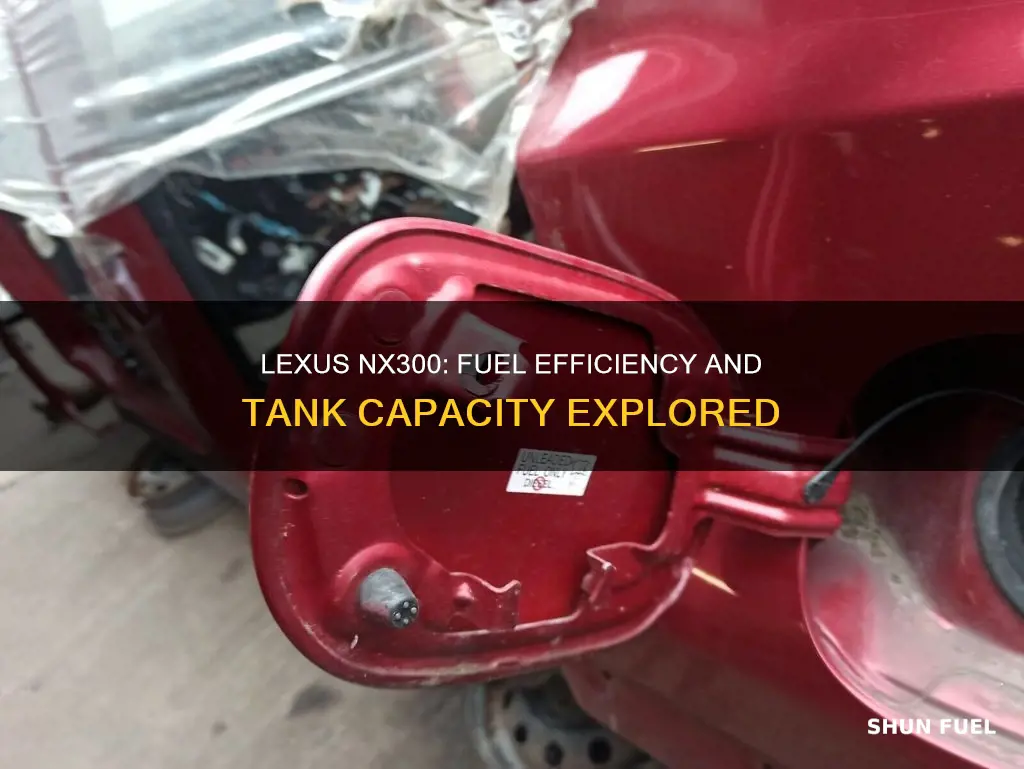 how much fuel does a lexus nx300 tank size