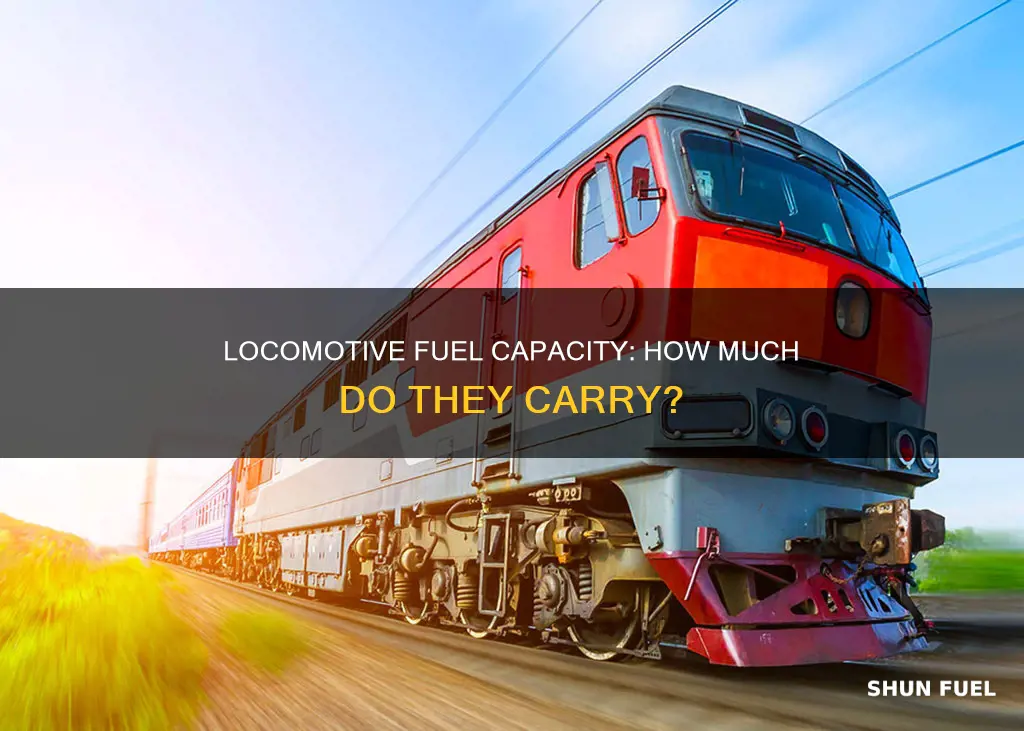 how much fuel does a locomotive carry