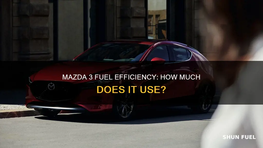 how much fuel does a mazda 3 use
