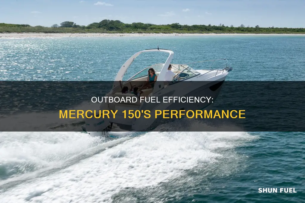 how much fuel does a mercury 150 outboard use