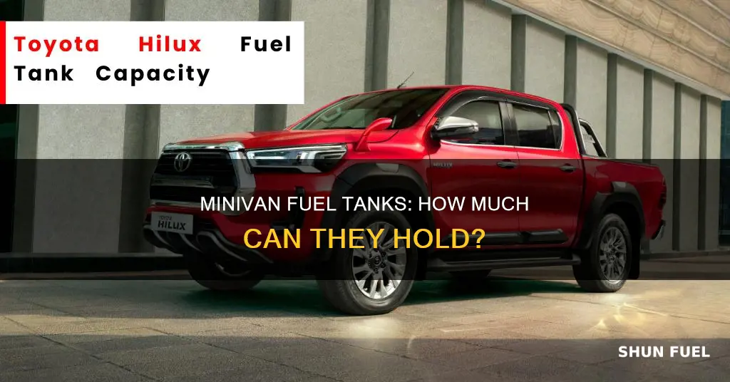 how much fuel does a minivan hold