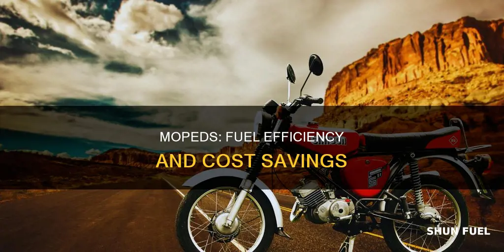 how much fuel does a moped use