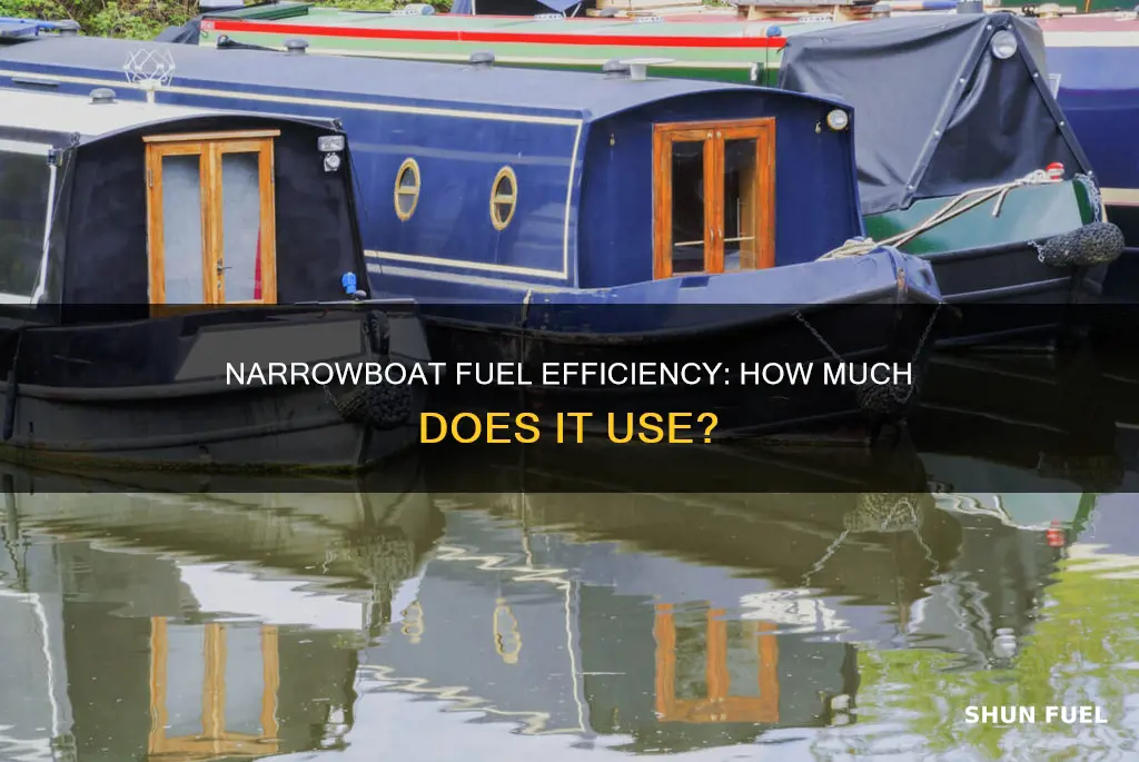 how much fuel does a narrowboat use