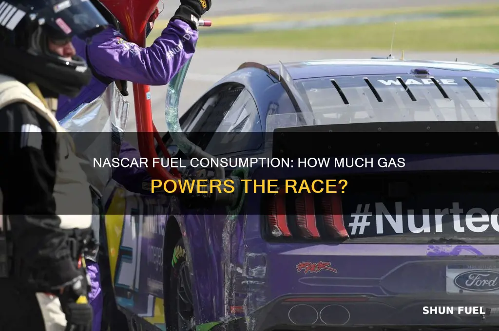 how much fuel does a nascar use