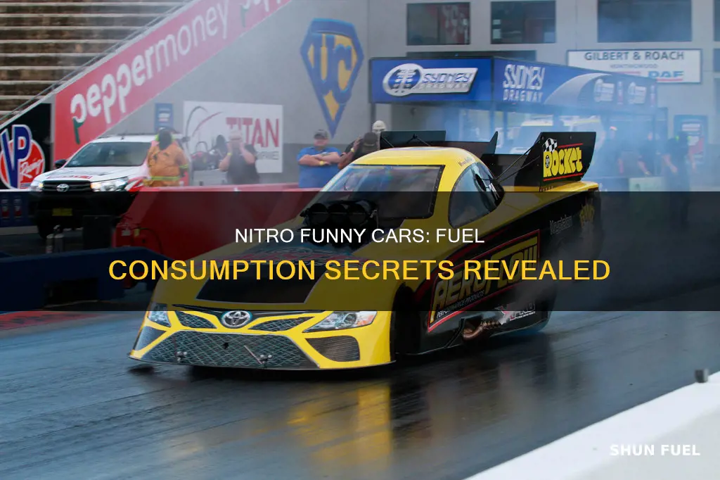 how much fuel does a nitro funny car use