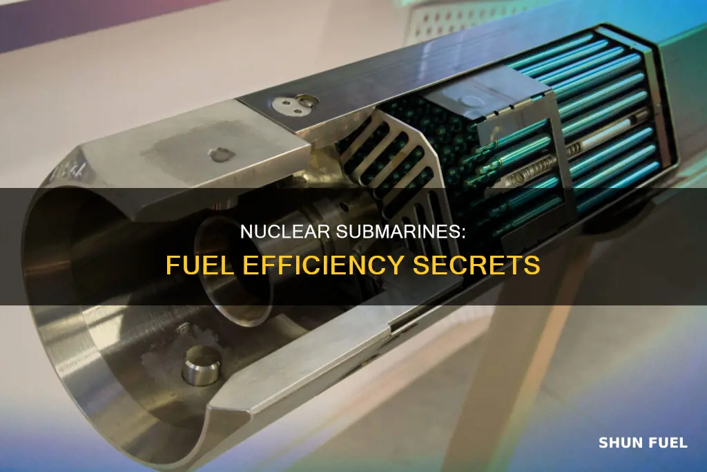 how much fuel does a nuclear submarine use