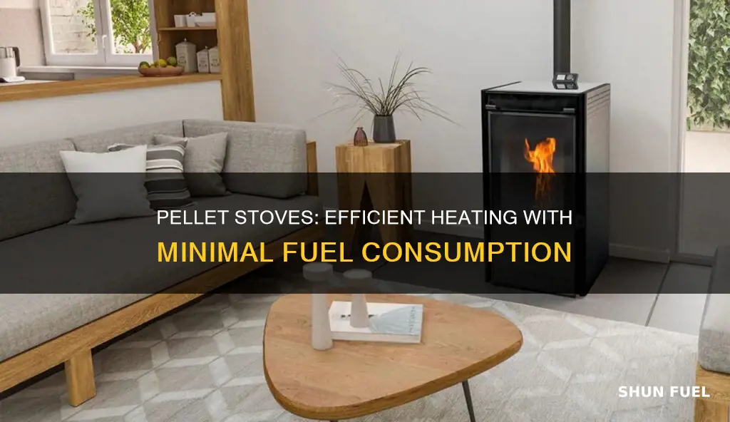 how much fuel does a pellet stove burn