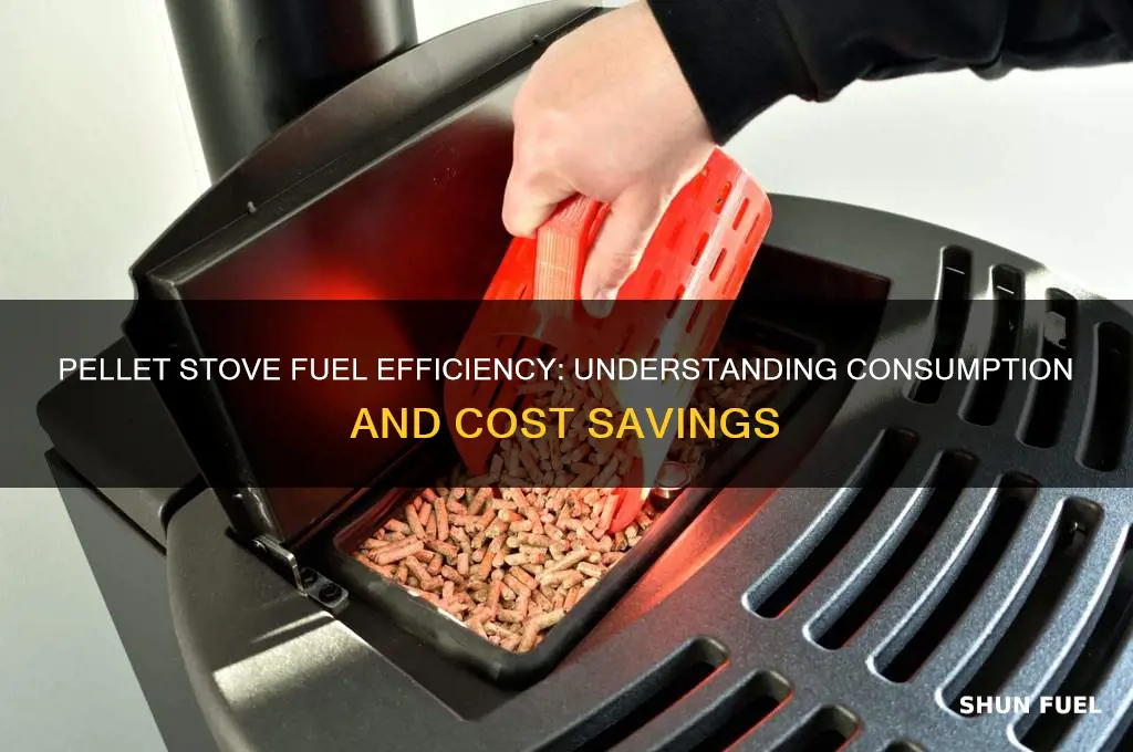 how much fuel does a pellet stove use