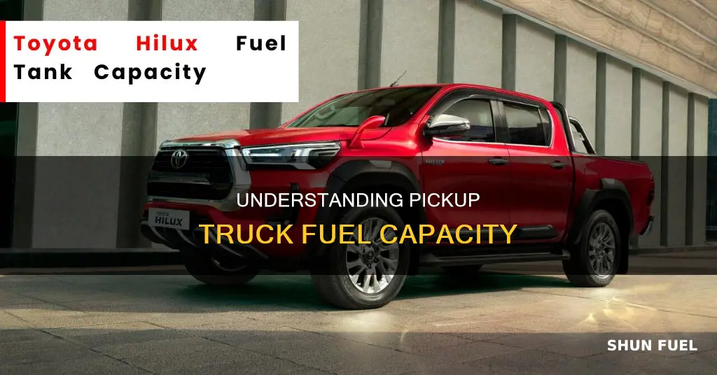 how much fuel does a pickup truck hold