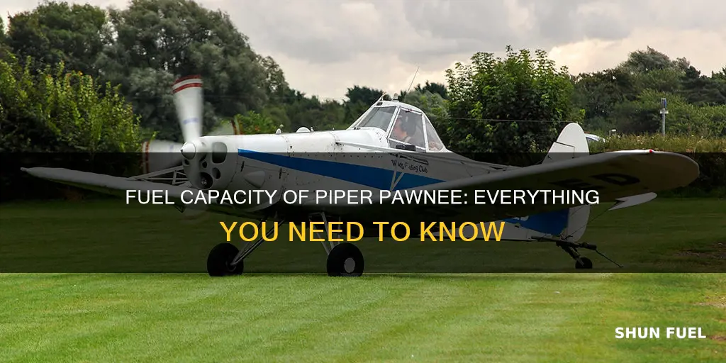 how much fuel does a piper pawnee hold