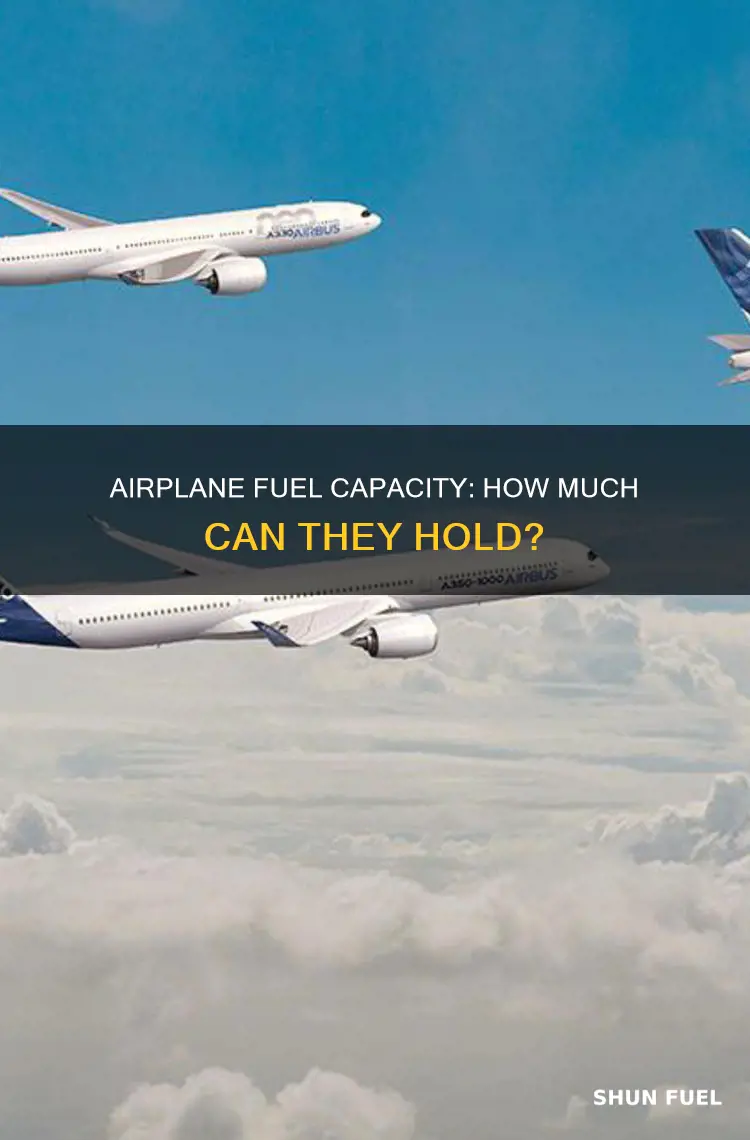 how much fuel does a plane hold