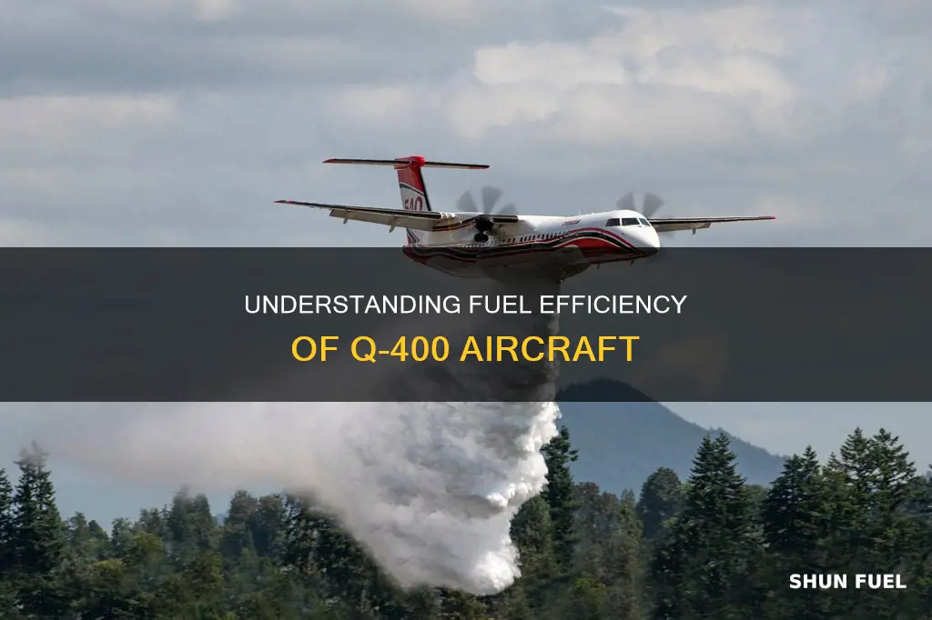how much fuel does a q-400 burn