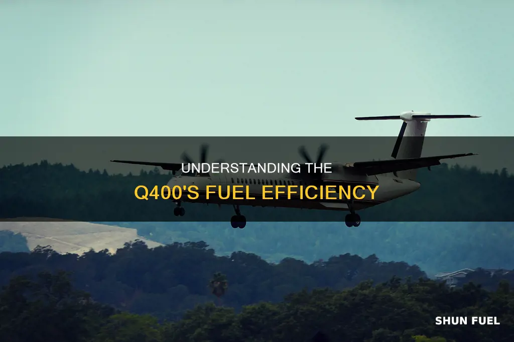 how much fuel does a q400 burn per hour