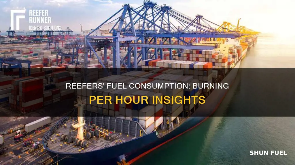 how much fuel does a reefer burn per hour