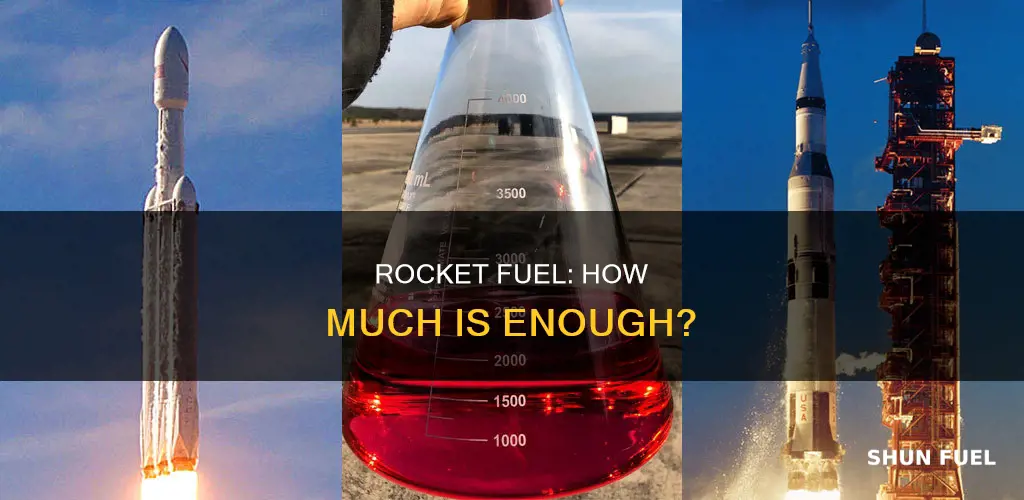 how much fuel does a rocket ship need