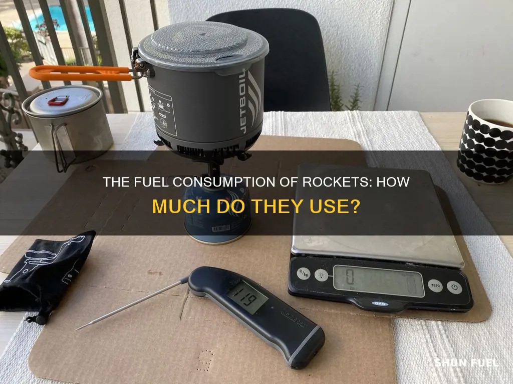 how much fuel does a rocket use