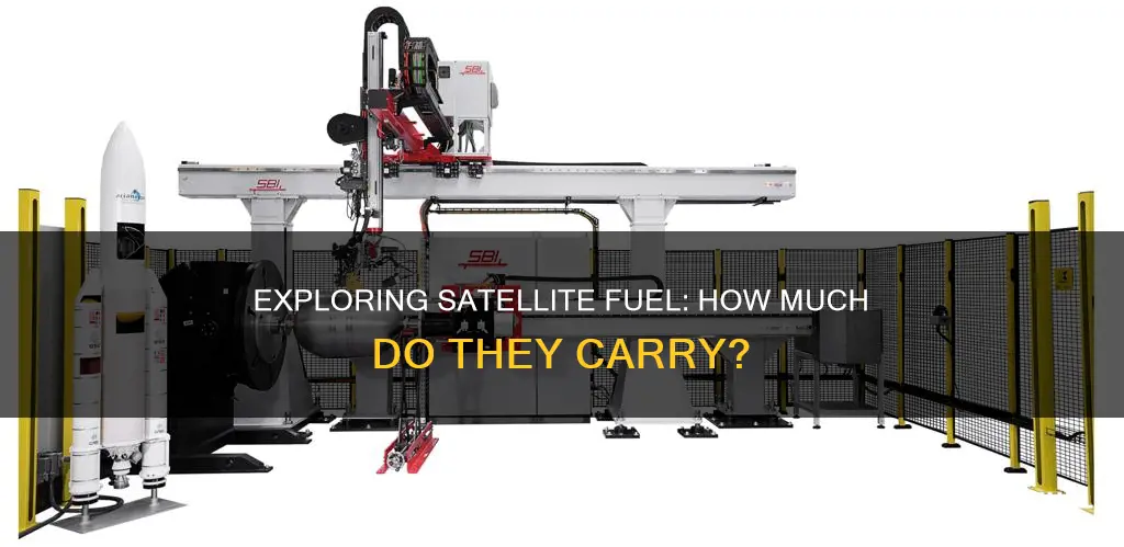 how much fuel does a satilite carry
