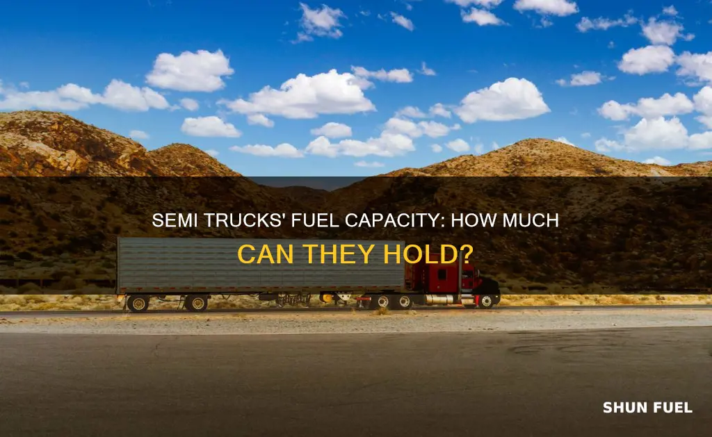 how much fuel does a semi hold