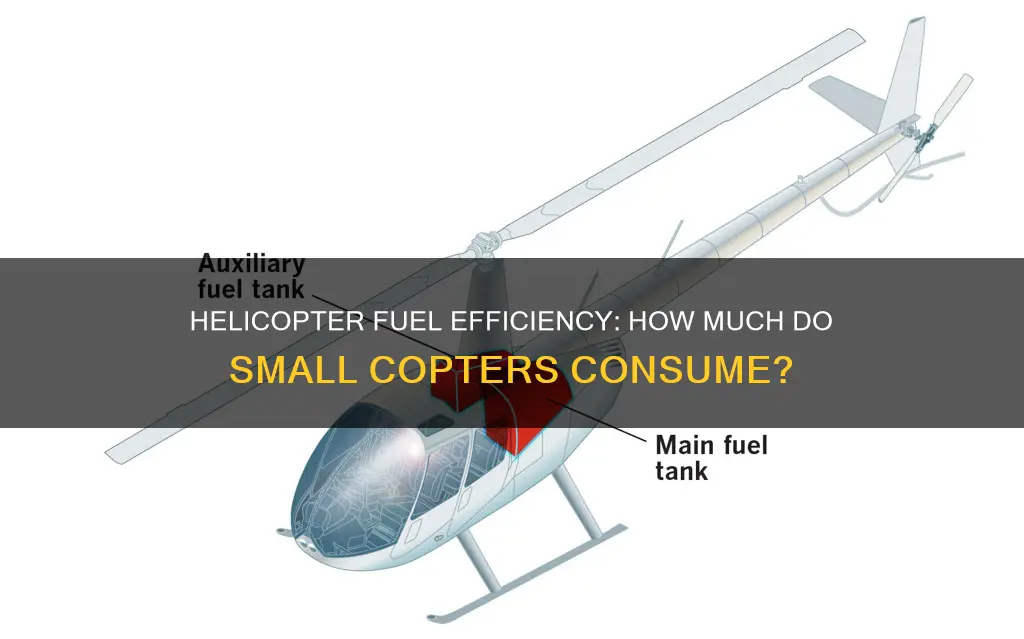 how much fuel does a small helicopter use