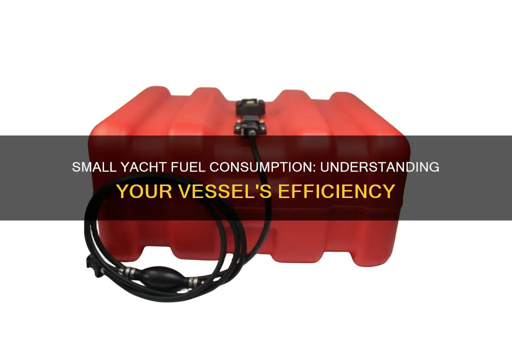 how much fuel does a small yacht use