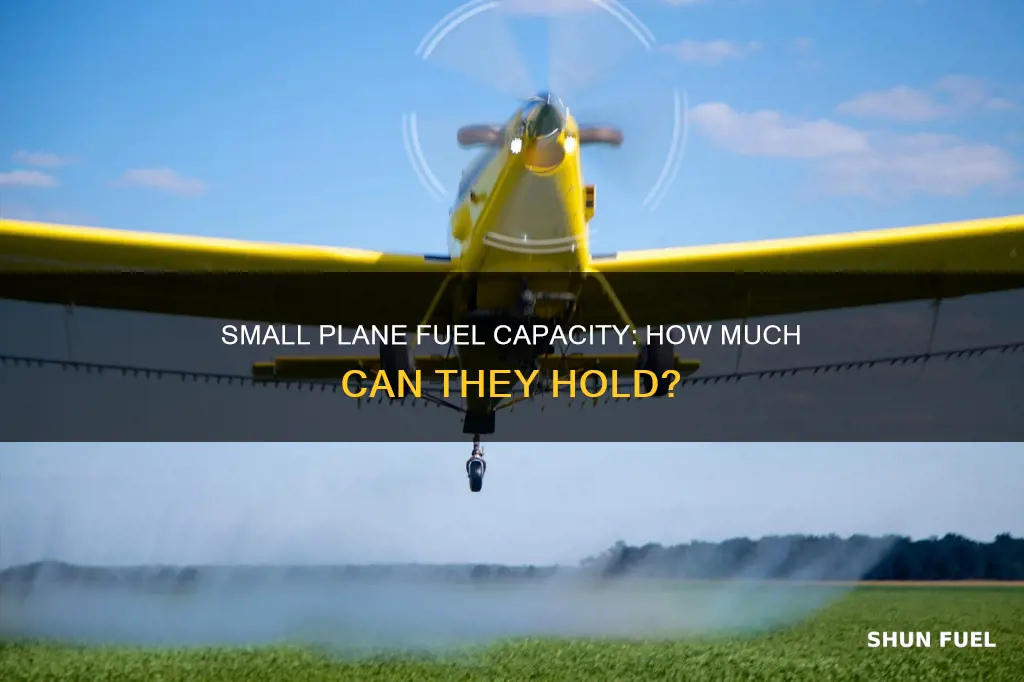 how much fuel does a smaplane hold