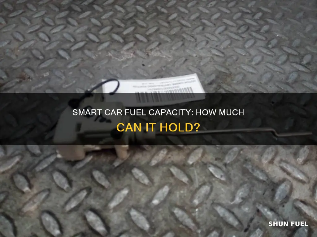 how much fuel does a smart car hold