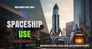 How Much Fuel Does a Spaceship Use to Reach Orbit?