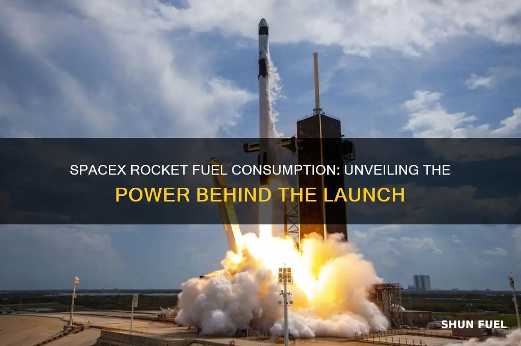 how much fuel does a spacex rocket use