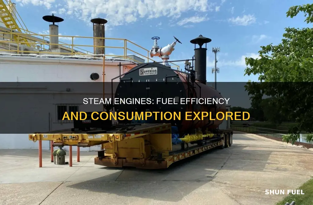 how much fuel does a steam engine use